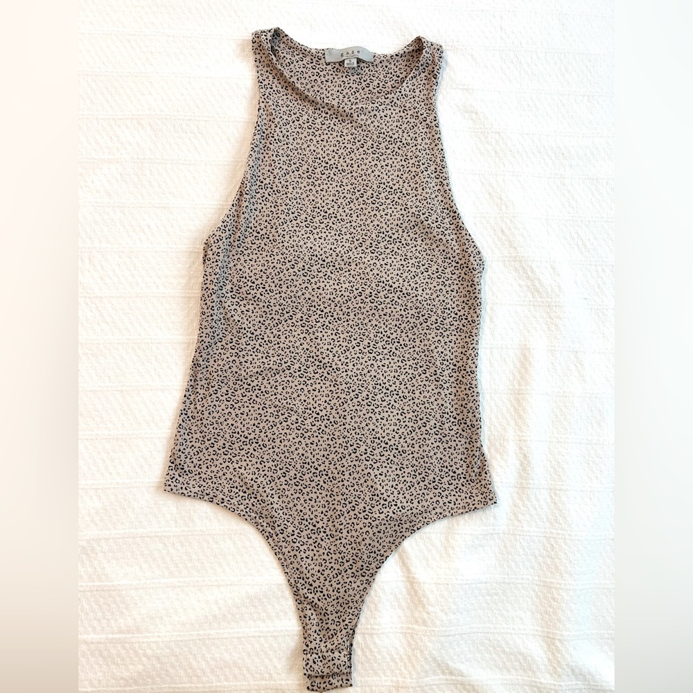 Leopard print thong bodysuit
